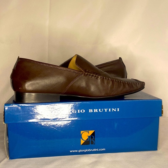 Giorgio Brutini Other - Giorgio Brutini genuine leather mens dress shoes slip on loafers